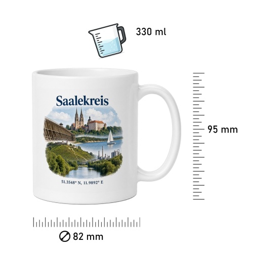 Tasse »Saalekreis«