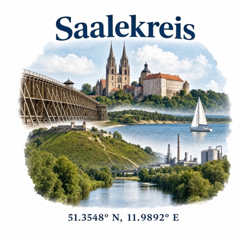 Tasse »Saalekreis«