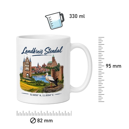 Tasse »Landkreis Stendal«