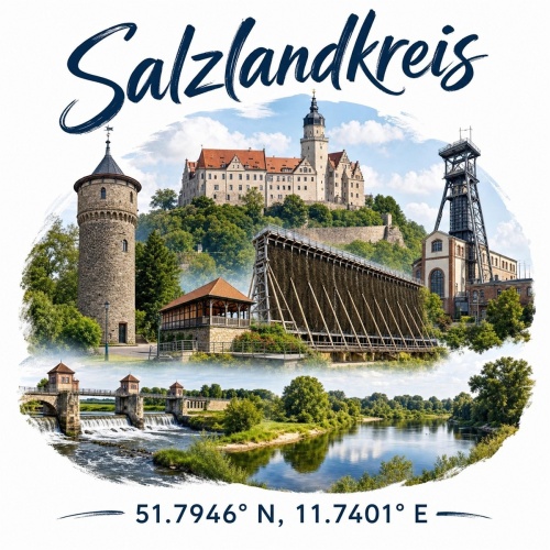 Tasse »Salzlandkreis«