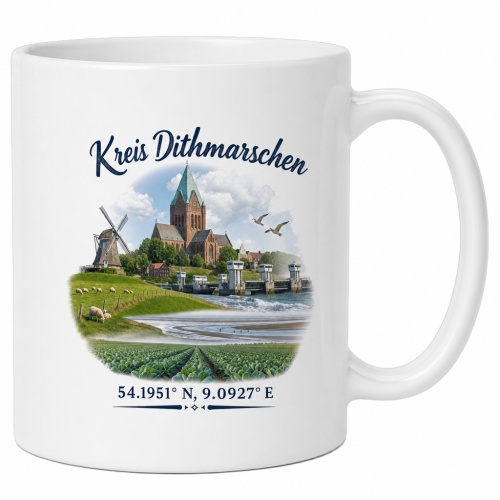 Tasse »Kreis Dithmarschen«