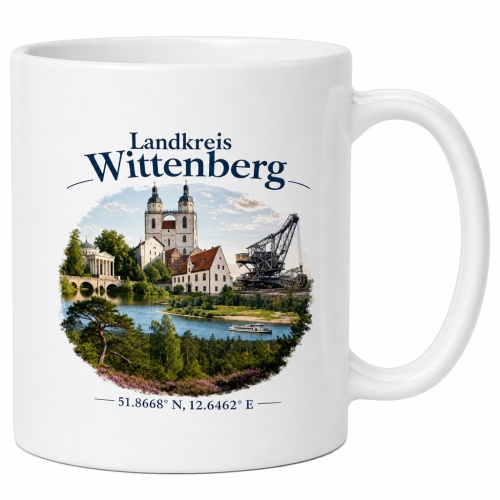 Tasse »Landkreis Wittenberg«