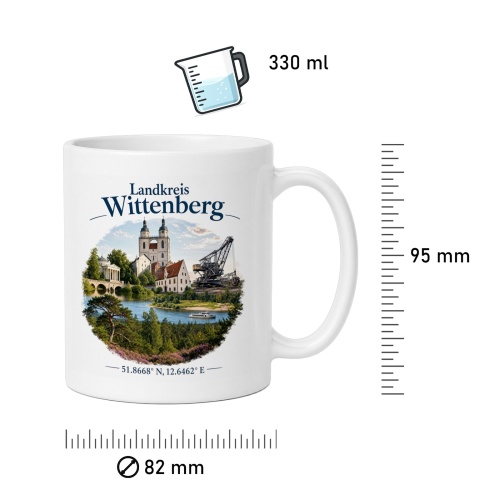Tasse »Landkreis Wittenberg«