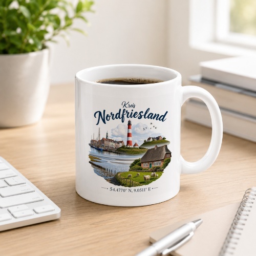 Tasse »Kreis Nordfriesland«