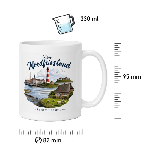Tasse »Kreis Nordfriesland«