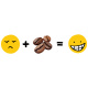 Tasse »Emojis & Kaffeebohnen«