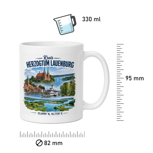 Tasse »Kreis Herzogtum Lauenburg«