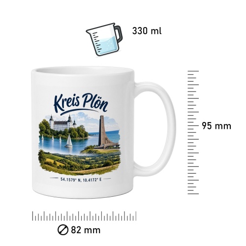 Tasse »Kreis Plön – Schloss & Natur«