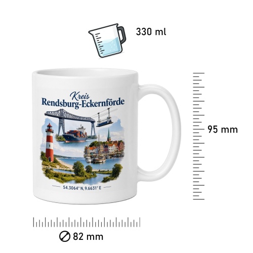 Tasse »Kreis Rendsburg-Eckernförde«