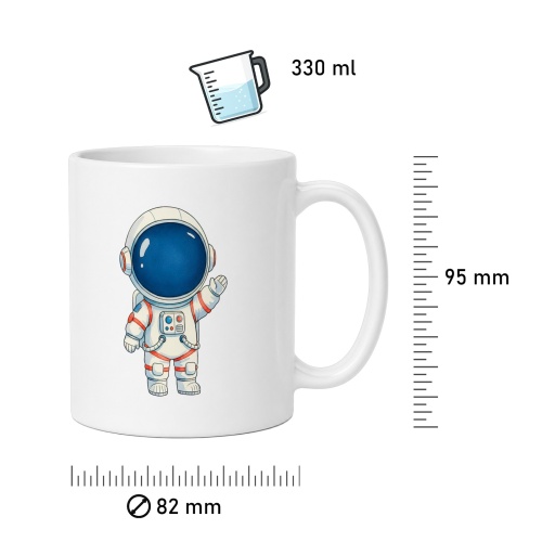 Tasse »Niedlicher Astronaut«
