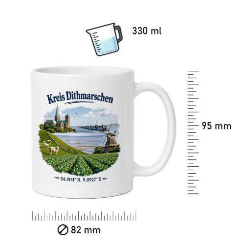 Tasse »Kreis Dithmarschen«