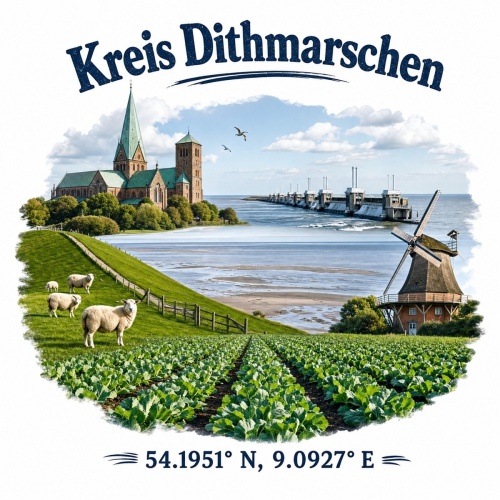 Tasse »Kreis Dithmarschen«