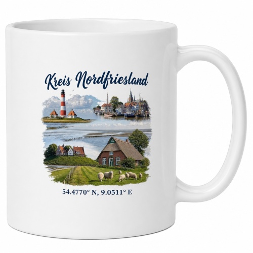 Tasse »Kreis Nordfriesland«