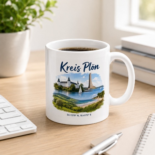 Tasse »Kreis Plön«