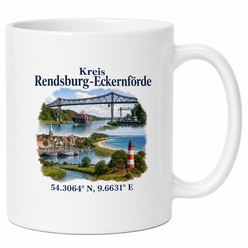 Tasse »Kreis Rendsburg-Eckernförde«