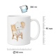 Tasse »Niedlicher Elefant auf Stuhl«