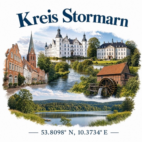 Tasse »Kreis Stormarn – Sehenswürdigkeiten«
