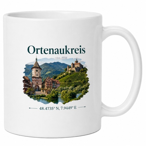 Tasse »Ortenaukreis«
