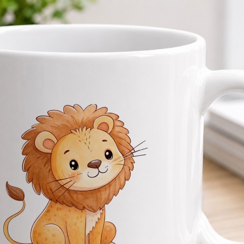 Tasse »Niedlicher Löwe«