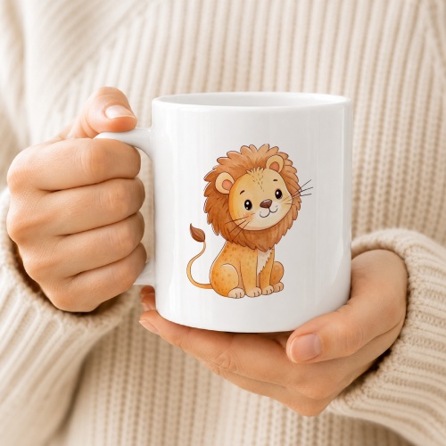 Tasse »Niedlicher Löwe«