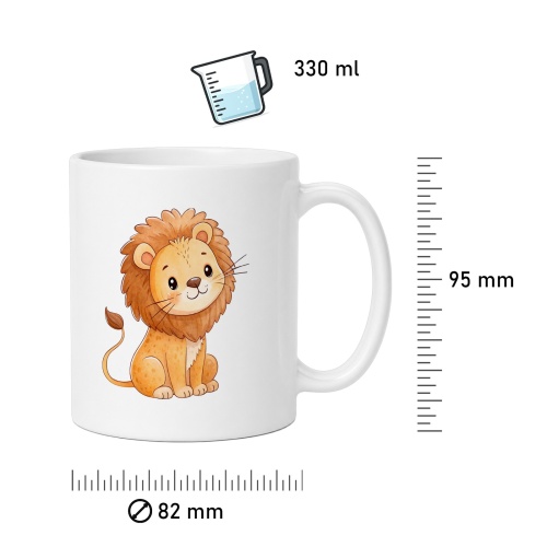 Tasse »Niedlicher Löwe«