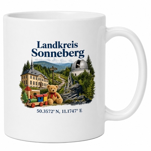 Tasse »Landkreis Sonneberg«