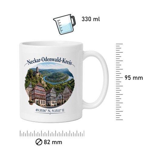 Tasse »Neckar-Odenwald-Kreis«