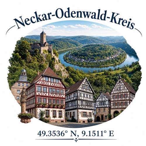 Tasse »Neckar-Odenwald-Kreis«