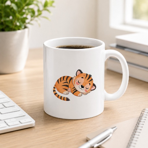 Tasse »Schlafender Tiger – süßes...