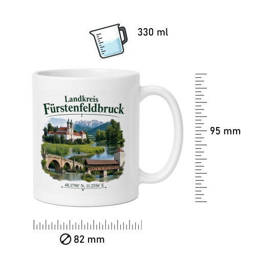 Tasse »Landkreis Fürstenfeldbruck«