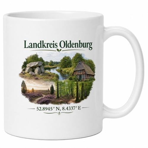 Tasse »Landkreis Oldenburg«