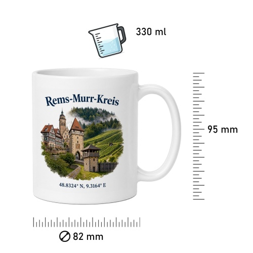 Tasse »Rems-Murr-Kreis«