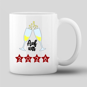 Tasse »Auf uns 2026«