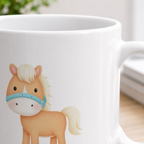 Tasse »Niedliches Pony-Motiv«