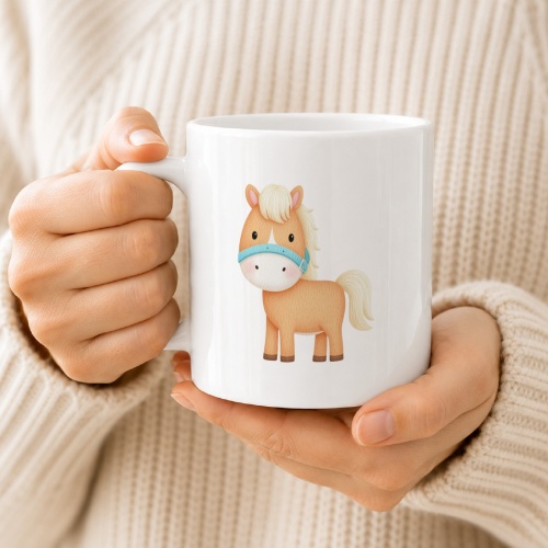 Tasse »Niedliches Pony-Motiv«