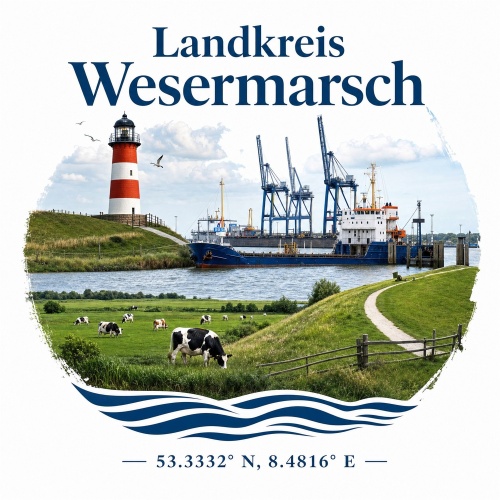 Tasse »Landkreis Wesermarsch«