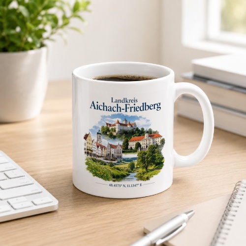 Tasse »Landkreis Aichach-Friedberg«