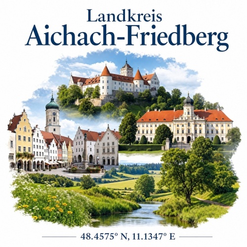 Tasse »Landkreis Aichach-Friedberg«
