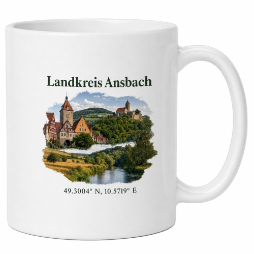 Tasse »Landkreis Ansbach«