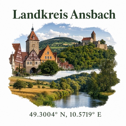 Tasse »Landkreis Ansbach«