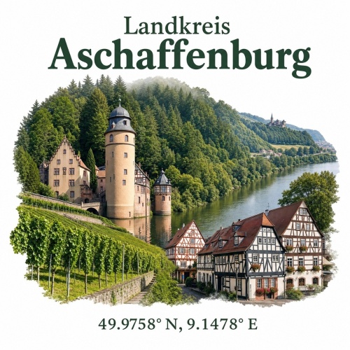 Tasse »Landkreis Aschaffenburg«
