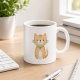 Tasse »Süße Katzen-Illustration«
