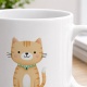 Tasse »Süße Katzen-Illustration«
