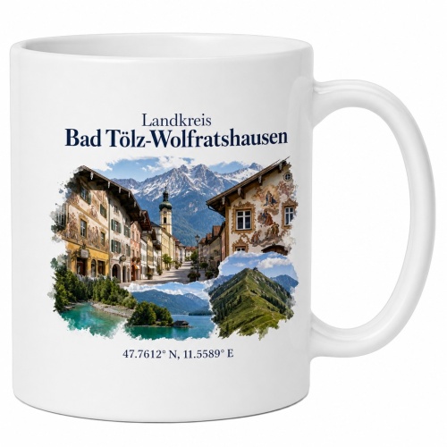 Tasse »Landkreis Bad Tölz-Wolfratshausen«
