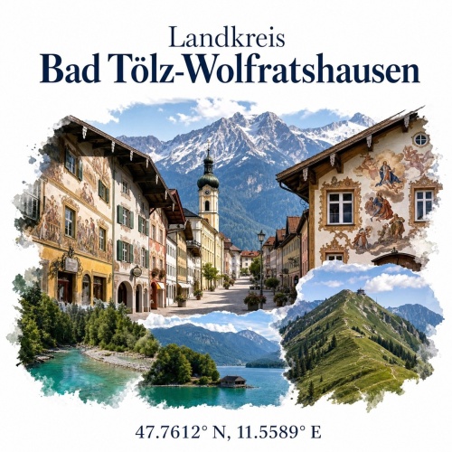 Tasse »Landkreis Bad Tölz-Wolfratshausen«