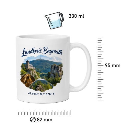 Tasse »Landkreis Bayreuth«