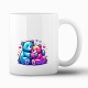 Tasse »Bunte Kuschelbären & Herzen«