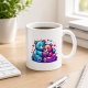 Tasse »Bunte Kuschelbären & Herzen«
