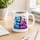 Tasse »Bunte Kuschelbären & Herzen«