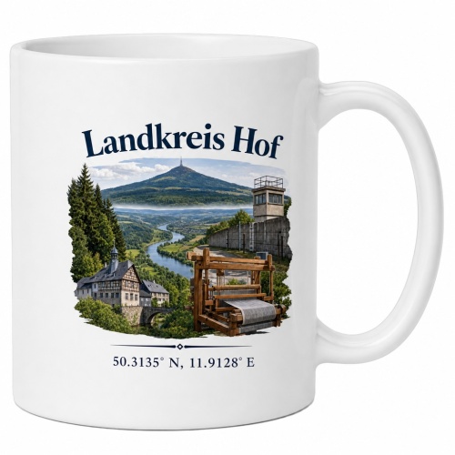 Tasse »Landkreis Hof«